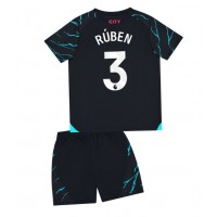 Manchester City Ruben Dias #3 Replica Third Minikit 2023-24 Short Sleeve (+ pants)